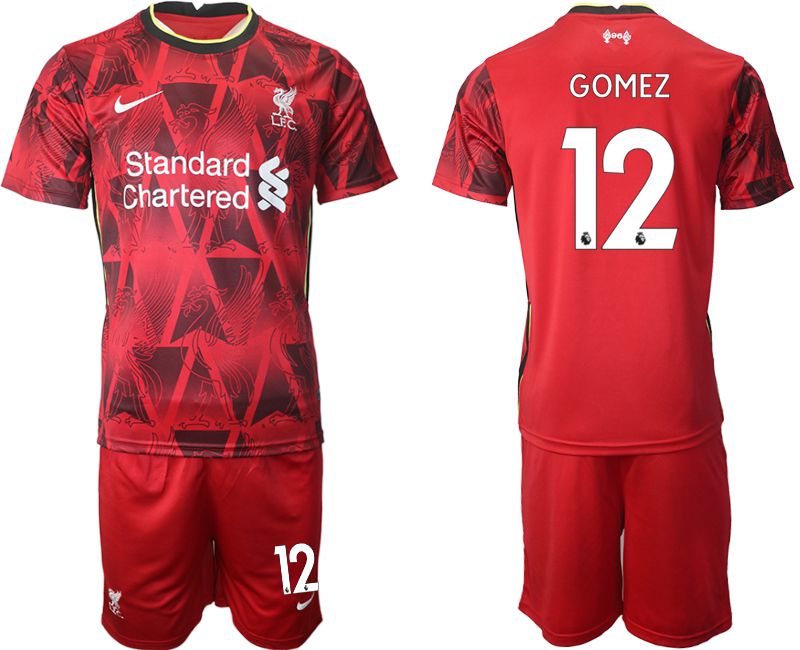 Men 2021-2022 Club Liverpool home red #12 Nike Soccer Jersey